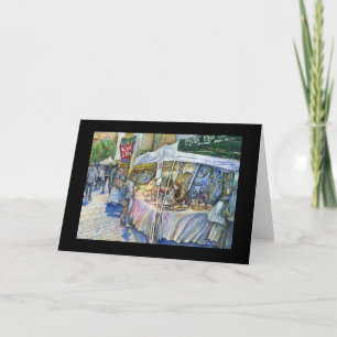 Tarjeta Esquina De Cerdos Voladores Y Vino Un Poco