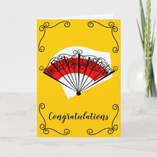 Tarjeta Esquinas de fans españolas Felicitaciones Texto ve