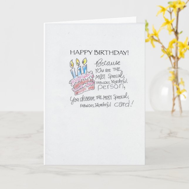 Tarjeta Está a mi cargo. (flor amarilla)