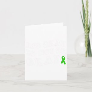 Tarjeta Está Bien No Estar Bien Concienciación Sobre La Sa