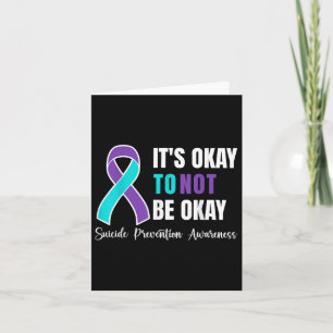 Tarjeta Está Bien No Estar Bien La Prevención Del Suicidio