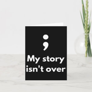 Tarjeta Está Bien No Estar Bien Semicolón De Salud Mental
