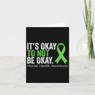 Tarjeta Está Bien No Estar Bien Shirt Mental Health Awaren