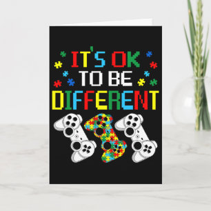 Tarjeta Está Bien Ser Diferente Juego Chicos Conciencia de