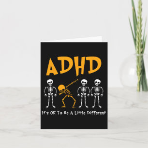Tarjeta Está bien ser un poco diferente de Adhd Awareness
