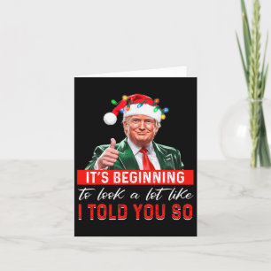 Tarjeta Está empezando a parecer mucho que te lo dije Tr