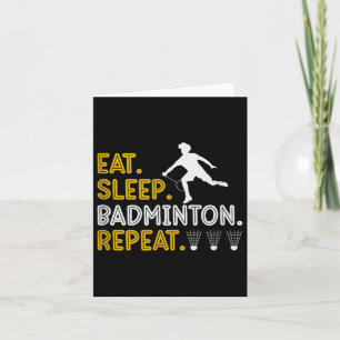 Tarjeta Está En Mi Dna Badminton Shuttle Badminton P