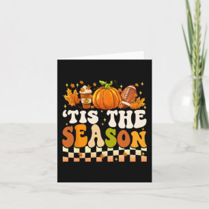 Tarjeta Esta Es La Calabaza De Fútbol Del Día De Acción De