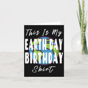 Tarjeta Esta es la camiseta de cumpleaños de mi tierra - M