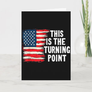 Tarjeta Esta Es La Camiseta Del Punto De Inflexión Bandera