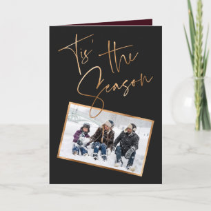 Tarjeta Esta es la cita de la temporada: Navidades de foto