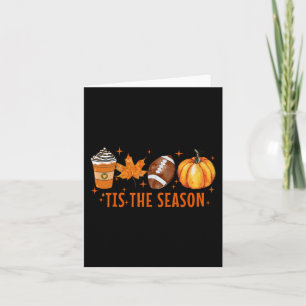 Tarjeta Esta es la temporada de calabaza de especias lata