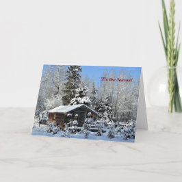 Tarjeta 'Esta es la temporada de feriado de invierno del n