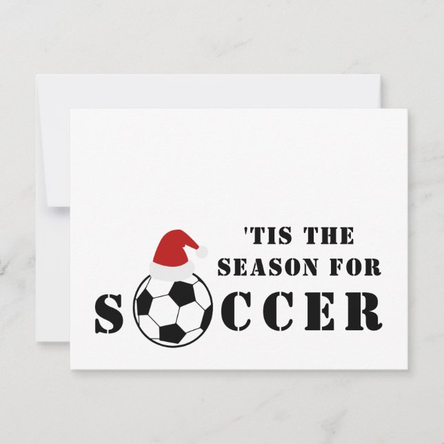 Tarjeta 'Esta Es La Temporada De Fútbol | NAVIDADES (Anverso)