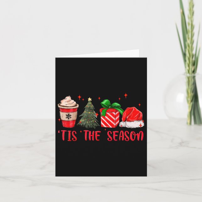 Tarjeta Esta Es La Temporada De Navidades Vacantes De La F (Anverso)