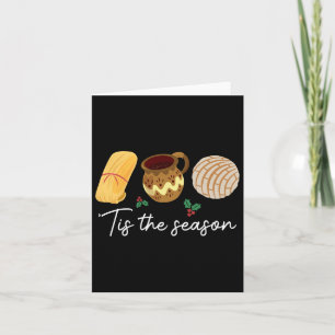 Tarjeta Esta Es La Temporada Para Los Navidades Tamales Di
