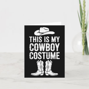 Tarjeta Esta Es Mi Camisa De Disfraz De Vaquero Occidental