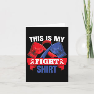 Tarjeta Esta Es Mi Camiseta De Lucha Chd Luchador Contra E