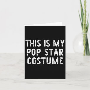 Tarjeta Esta es mi estrella de P Star Costume Halloween ni