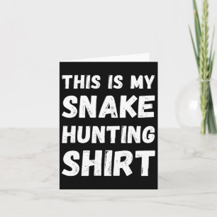Tarjeta Esta es mi garganta de cazadores de camisetas de s