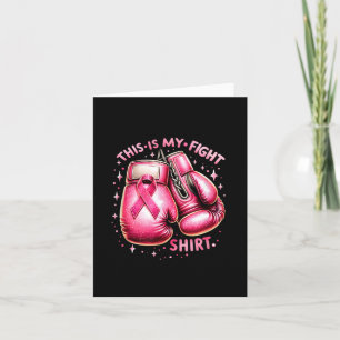 Tarjeta Esta es mi lucha contra el cáncer de mama