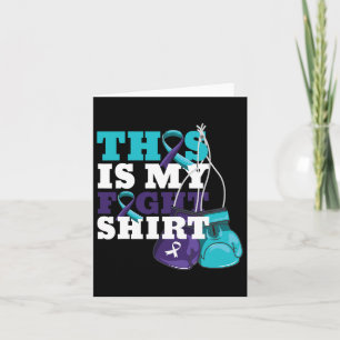 Tarjeta Esta es mi lucha contra la prevención del suicidio