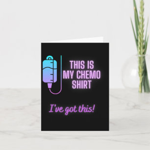 Tarjeta Esta Es Mi Quimioterapia - Quimioterapia para el c