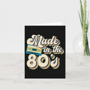 Tarjeta Esta es mi sala de Fiesta de ropa de vestir de 80