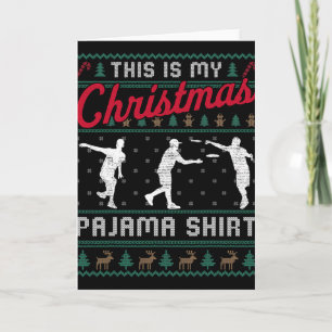 Tarjeta Esta Es Mi Sudadera Fea de Golf con Disco de Pijam