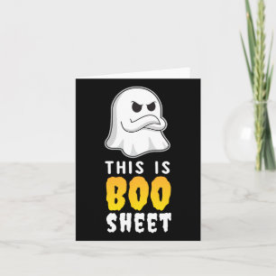 Tarjeta Esta Es Una Camiseta De Boo Sheet Divertida Fiesta
