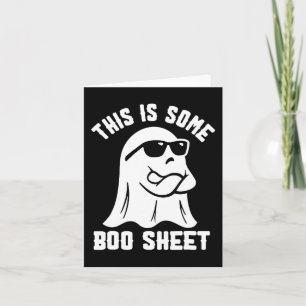 Tarjeta Esta Es Una Hoja De Bote De Halloween Fantasma Gra