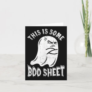 Tarjeta Esta Es Una Hoja De Bote Halloween Fun Hombres Que