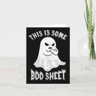 Tarjeta Esta Es Una Hoja De Bote Halloween Fun Hombres Que