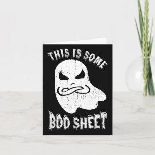 Tarjeta Esta Es Una Hoja De Bote Halloween Fun Hombres Que