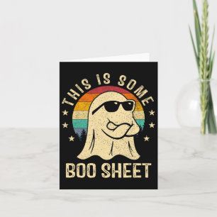 Tarjeta Esta Es Una Hoja De Bote Halloween Fun Hombres Que