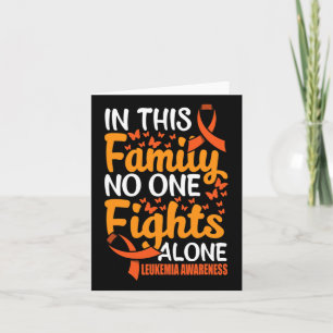 Tarjeta Esta familia no lucha solo contra la leucemia