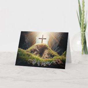Tarjeta Está levantado, Pascua,
