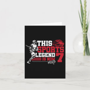 Tarjeta Esta leyenda deportiva ahora es 7