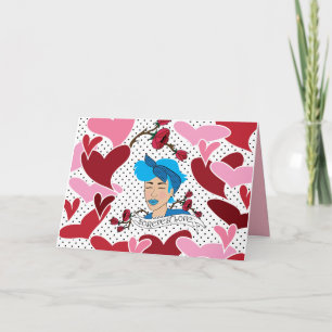 Tarjeta Esta mujer se ha vuelto rockera