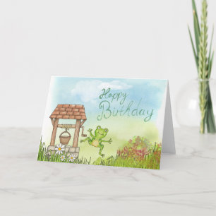 Tarjeta Esta Rana desea un feliz cumpleaños