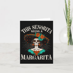 Tarjeta Esta señorita Necesita Un Funn Margarita Cinco De