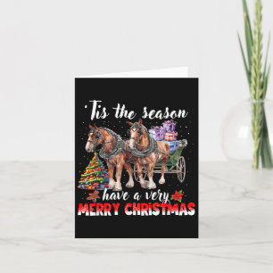 Tarjeta Esta Temporada Tiene Un Caballo Muy Navidad