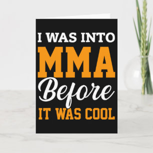 Tarjeta Estaba en Mma Antes de que Fuera Cool Artes Marcia