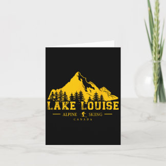Tarjeta Estación de esquí alpino Lake Louise Alberta Canad