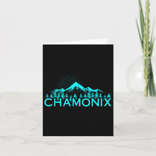 Tarjeta Estación de esquí Chamonix Francia Esquí alpino Fr