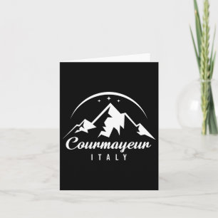 Tarjeta Estación de esquí Courmayeur Italia Esquí Snowboar