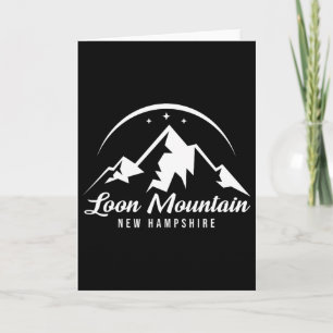 Tarjeta Estación de esquí de Loon Mountain New Hampshire N