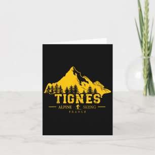 Tarjeta Estación de esquí de Tignes France Alpes para esqu