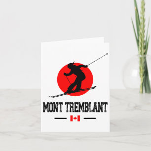 Tarjeta Estación de esquí Mont Tremblant Québec Canadá