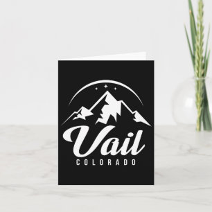 Tarjeta Estación de esquí Vail Colorado Esquí Snowboard